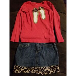 Gymboree ready dress go top skort 6